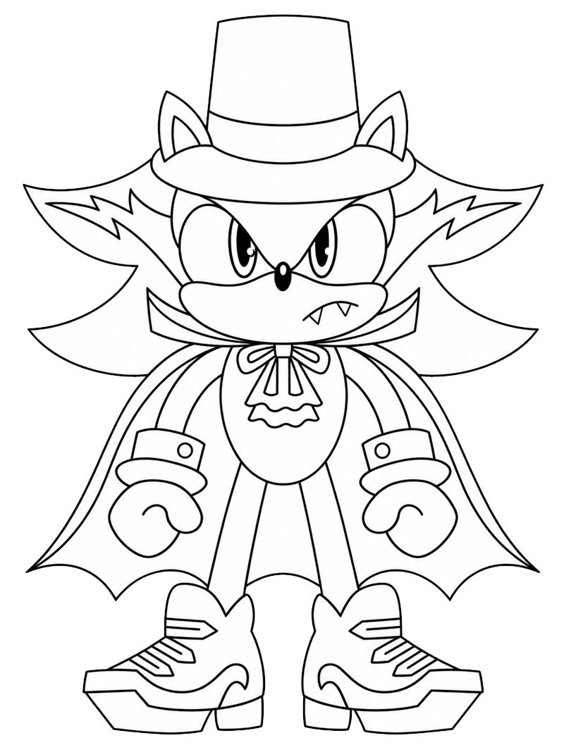 Vampire Shadow (Sonic Speed Simulator) omalovánka Vampire Shadow (Sonic Speed Simulator) omalovánka