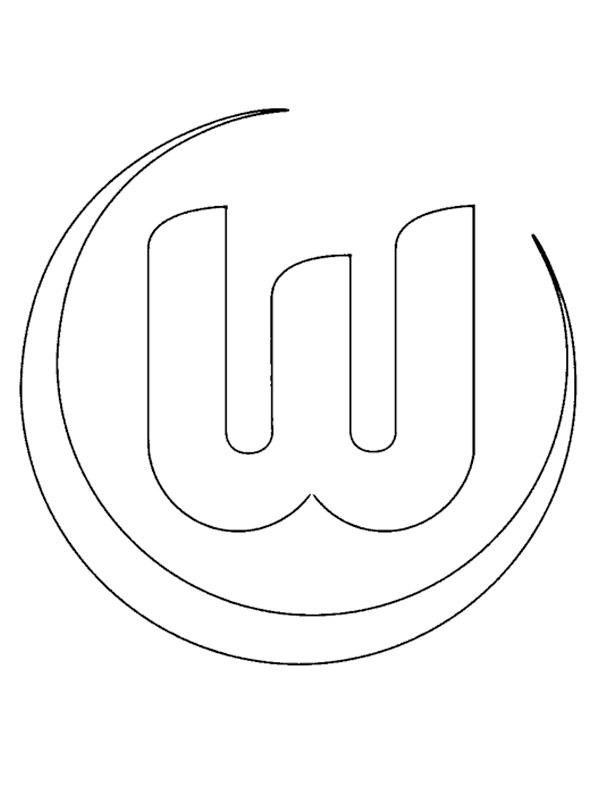 VfL Wolfsburg omalovánka VfL Wolfsburg omalovánka