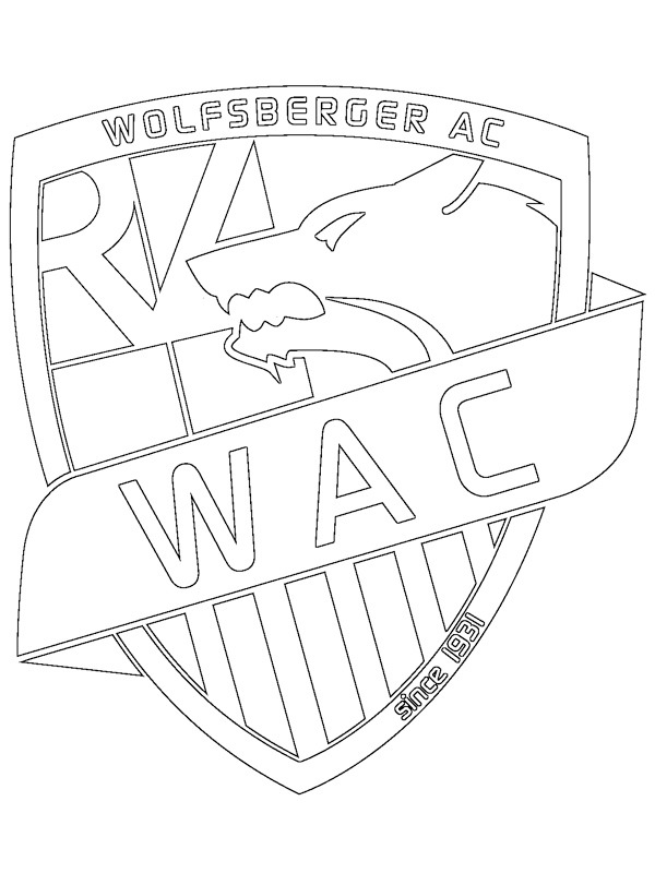 Wolfsberger AC omalovánka Wolfsberger AC omalovánka