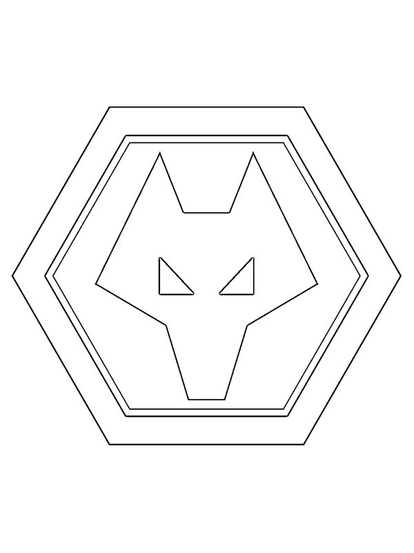 Wolverhampton Wanderers FC omalovánka Wolverhampton Wanderers FC omalovánka